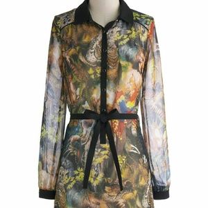 Modcloth Yumi This Land Is Woodland tunic